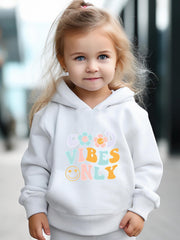 Letter & Flower Print Girls Outfits for Sports Spring Fall