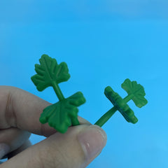 Rubber Tropical Rainforest Leaves Building Blocks Set