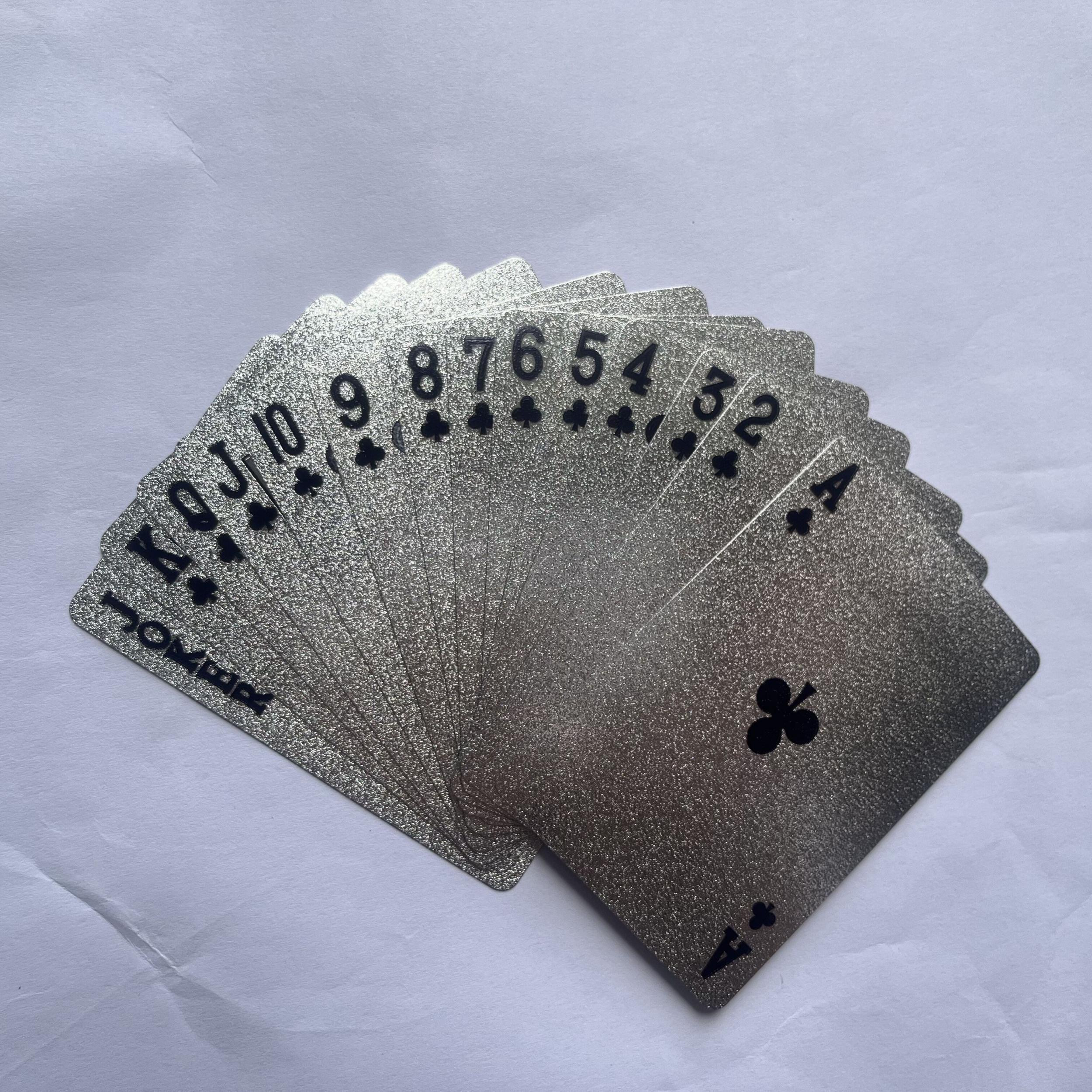 Waterproof PVC Magic Playing Cards for Parties and Games
