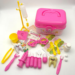 JETFLIP Kids Doctor Play Set with Stethoscope Syringe Medical Bag & Accessories