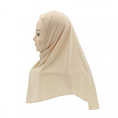 Small Size Soft Turban Cap Neck Cover Head Wrap for Girls