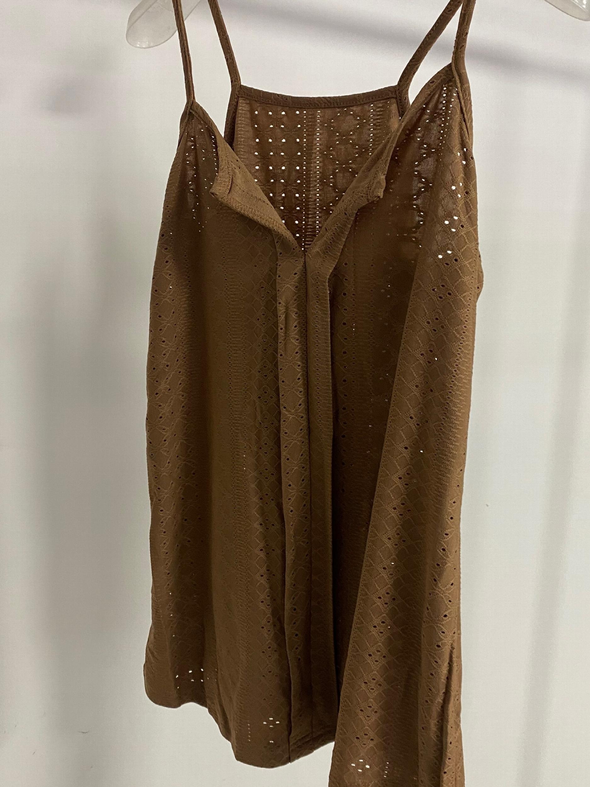 Eyelet Embroidered Cami Top Sleeveless Summer Casual Women's Clothing