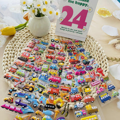 Small Vehicle Truck Stickers for Birthday Party Favors and Scrapbooking