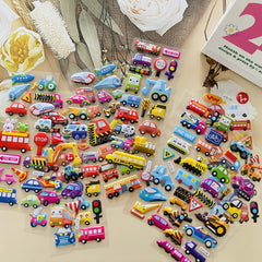 Small Vehicle Truck Stickers for Birthday Party Favors and Scrapbooking