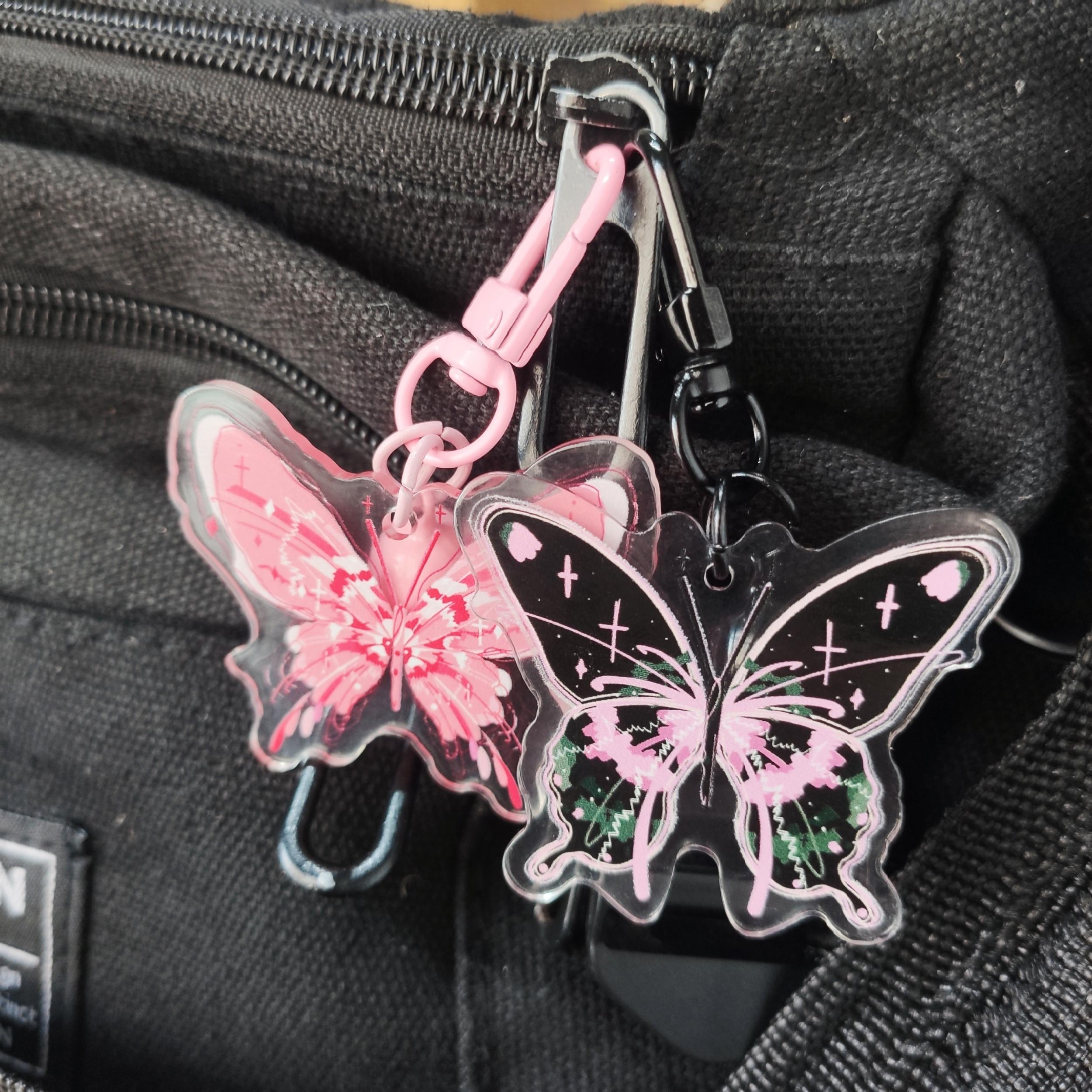 Butterfly Keychain Cartoon Bag Decoration Pendant