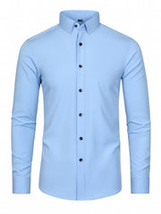 Men's Formal Button Up Shirt for Business Occasion