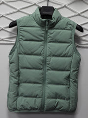 Women's Slim Down Vest Stand Collar Winter Layering