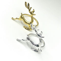 10pcs Napkin Ring Fawn Napkin Circle Christmas Gift Tableware