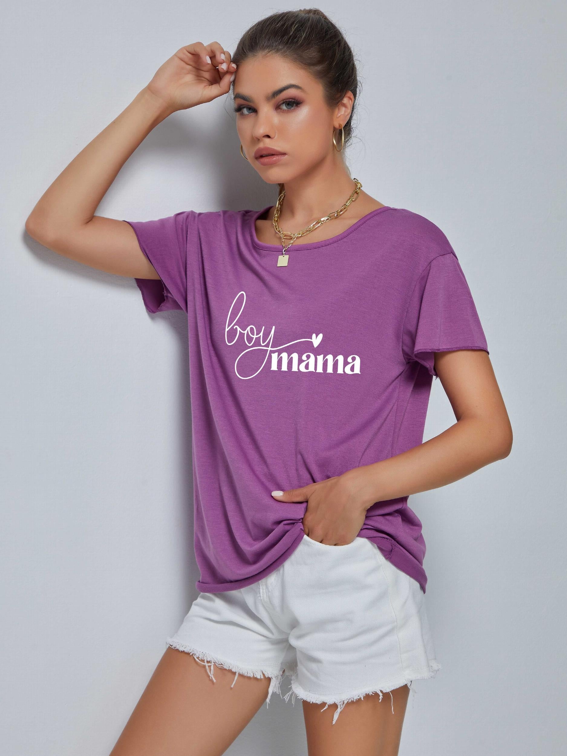 Graphic Casual Sports T-Shirt for Women
