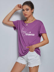 Graphic Casual Sports T-Shirt for Women