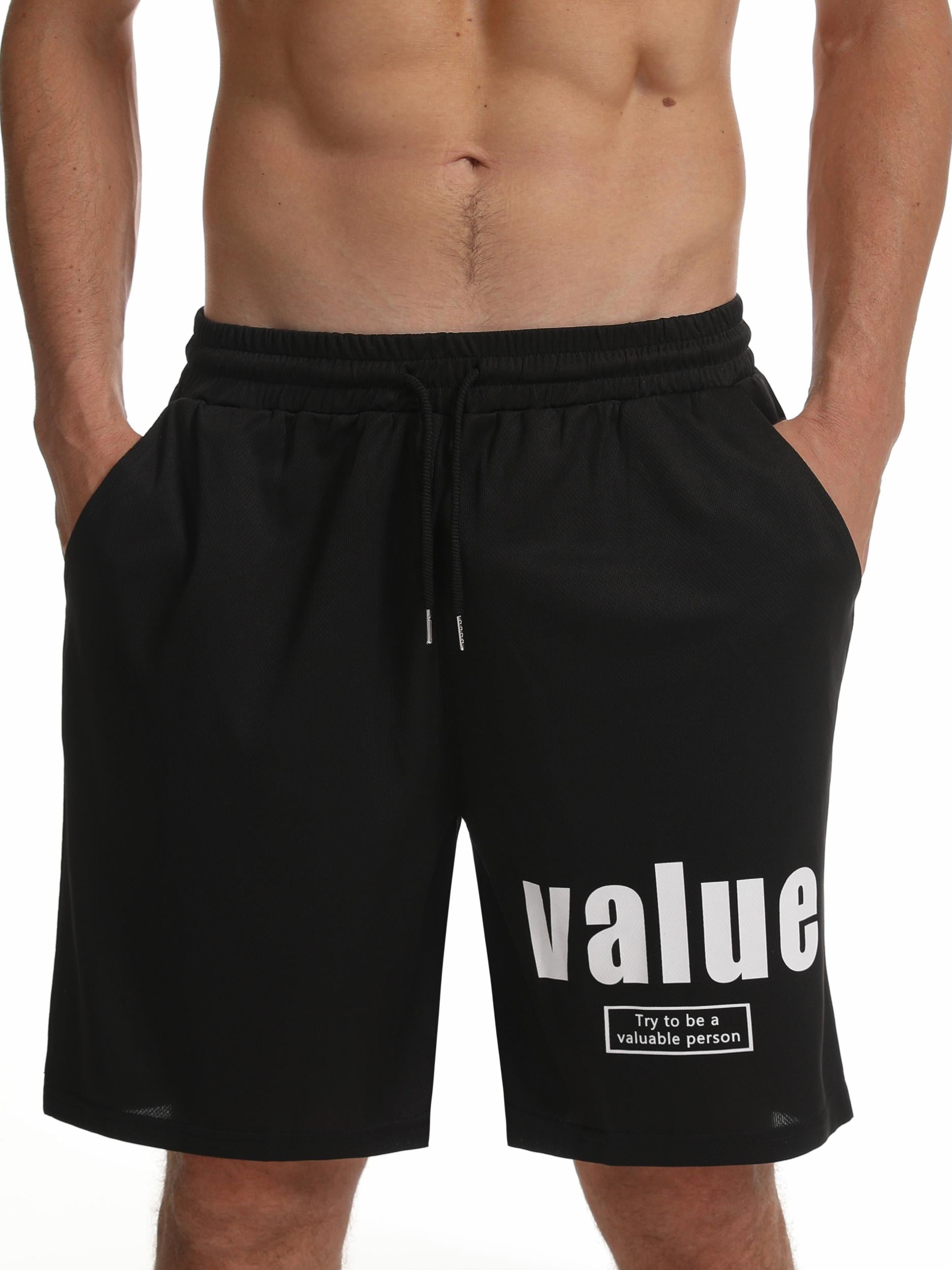 Men's Comfy Active Shorts Quick Drying for Gym Workout