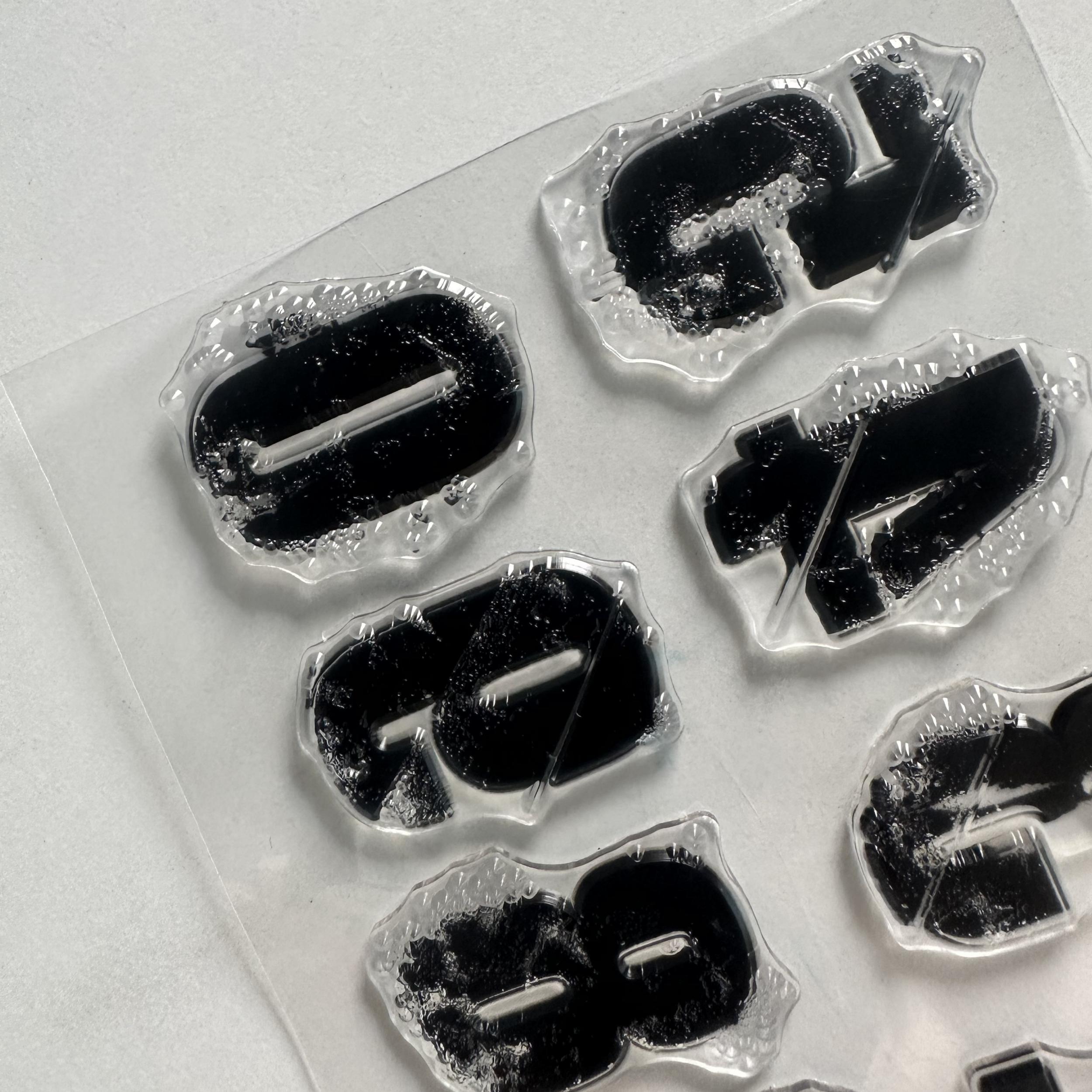Silicone Retro Stamps Set for DIY Scrapbooking