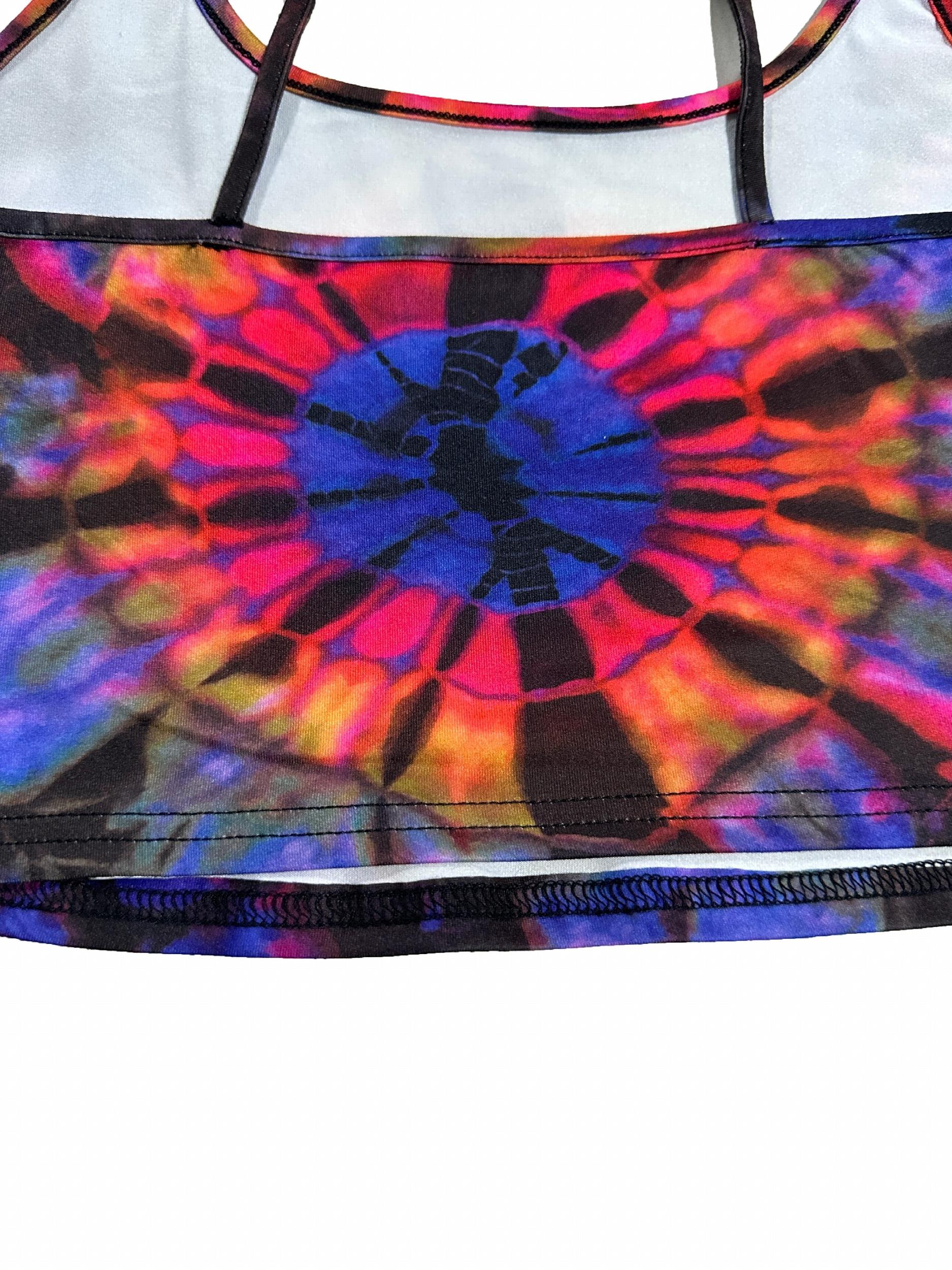Y2K Graphic Print Crop Cami Top