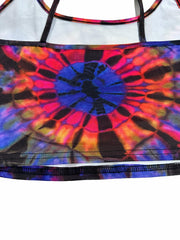 Y2K Graphic Print Crop Cami Top