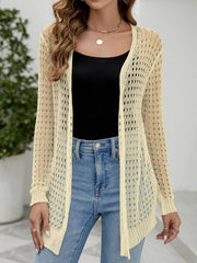 Open Front Long Sleeve Cardigan for Women