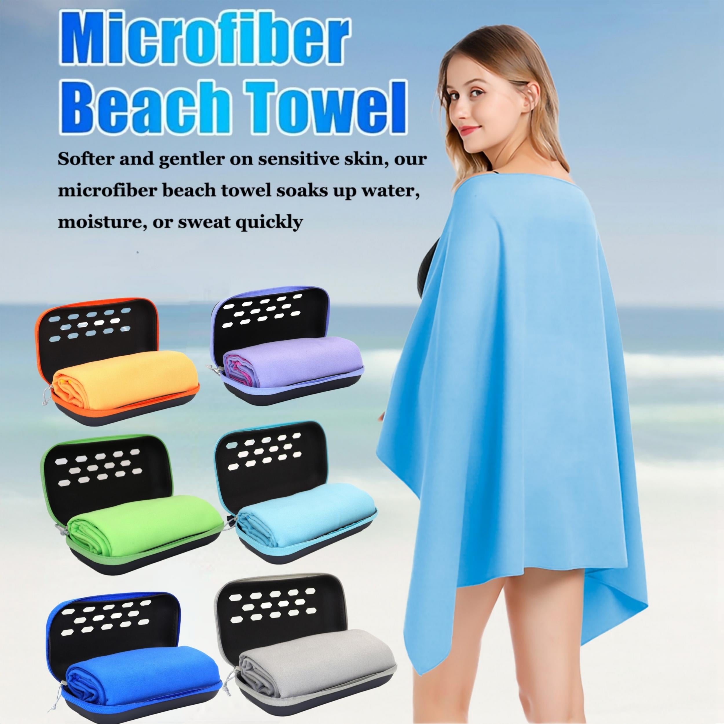 Absorbent Camping Towel Fast Drying Microfiber Sports Towel