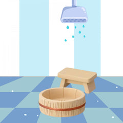 Three Cat Foot Soaking Hot Spring Desktop Ornament