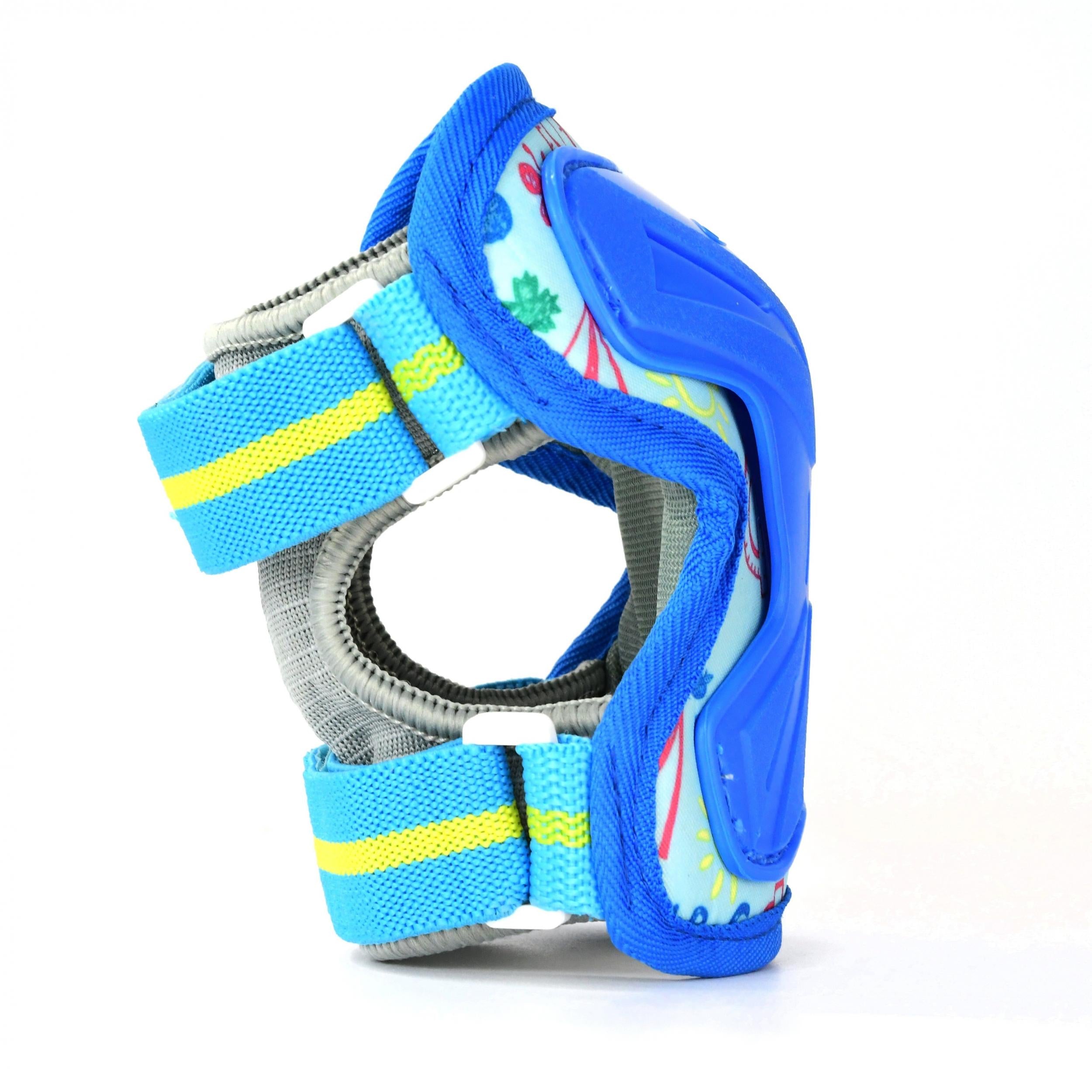 6PCS Luminous Protective Gear Roller Skating Training Knee Elbow Palm