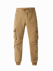 Cotton Classic Flap Pockets Cargo Pants Men's Casual Techwear