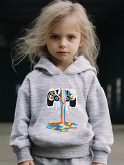 Girls Comfy Breathable Activewear Set For Spring Fall Sports