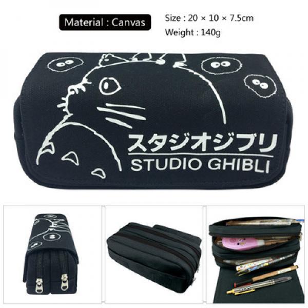 Totoro Anime Pencil Case Cosmetic Makeup Pen Bag Wallet