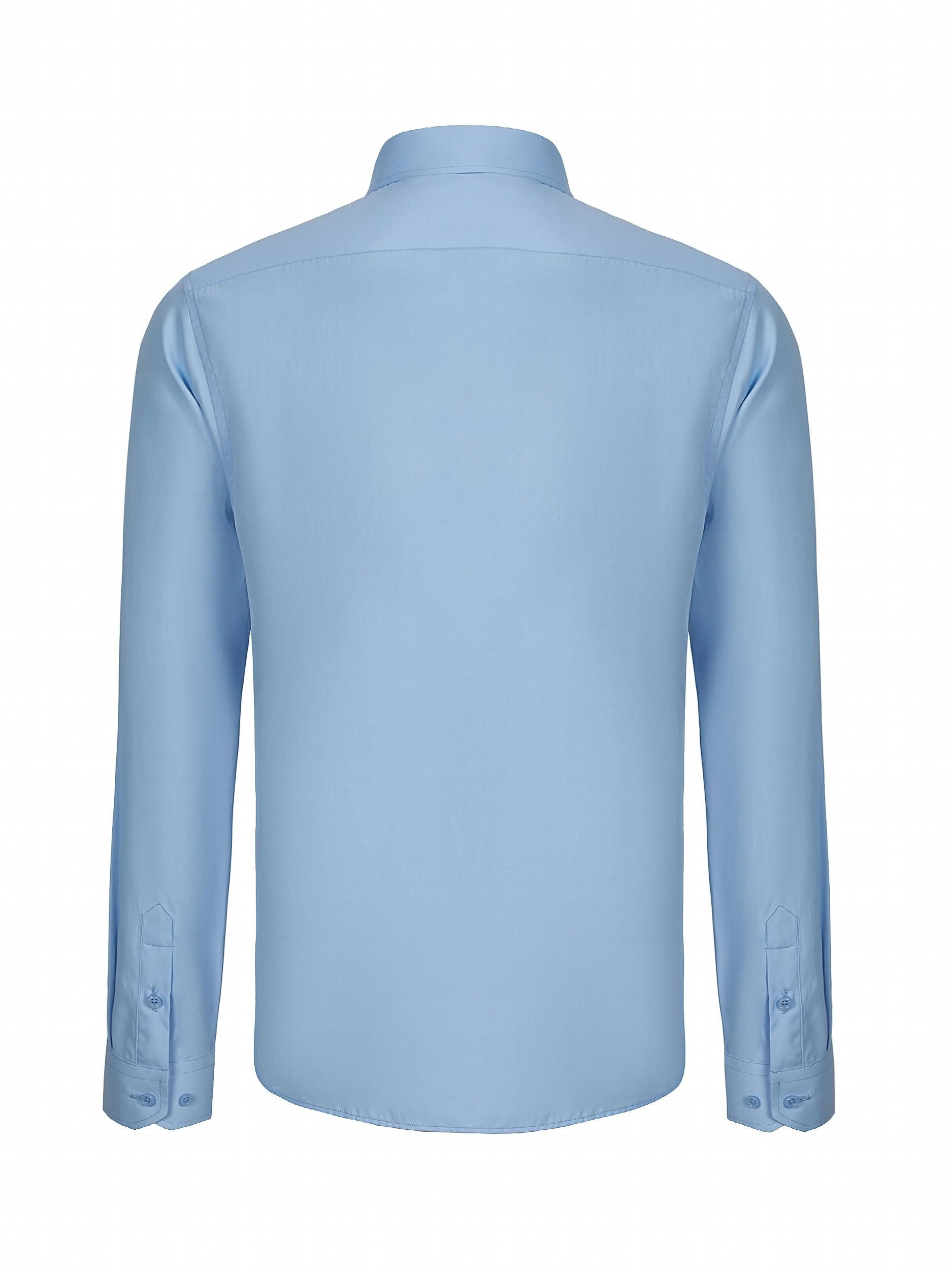 Men's Formal Button Up Shirt with Chest Pocket