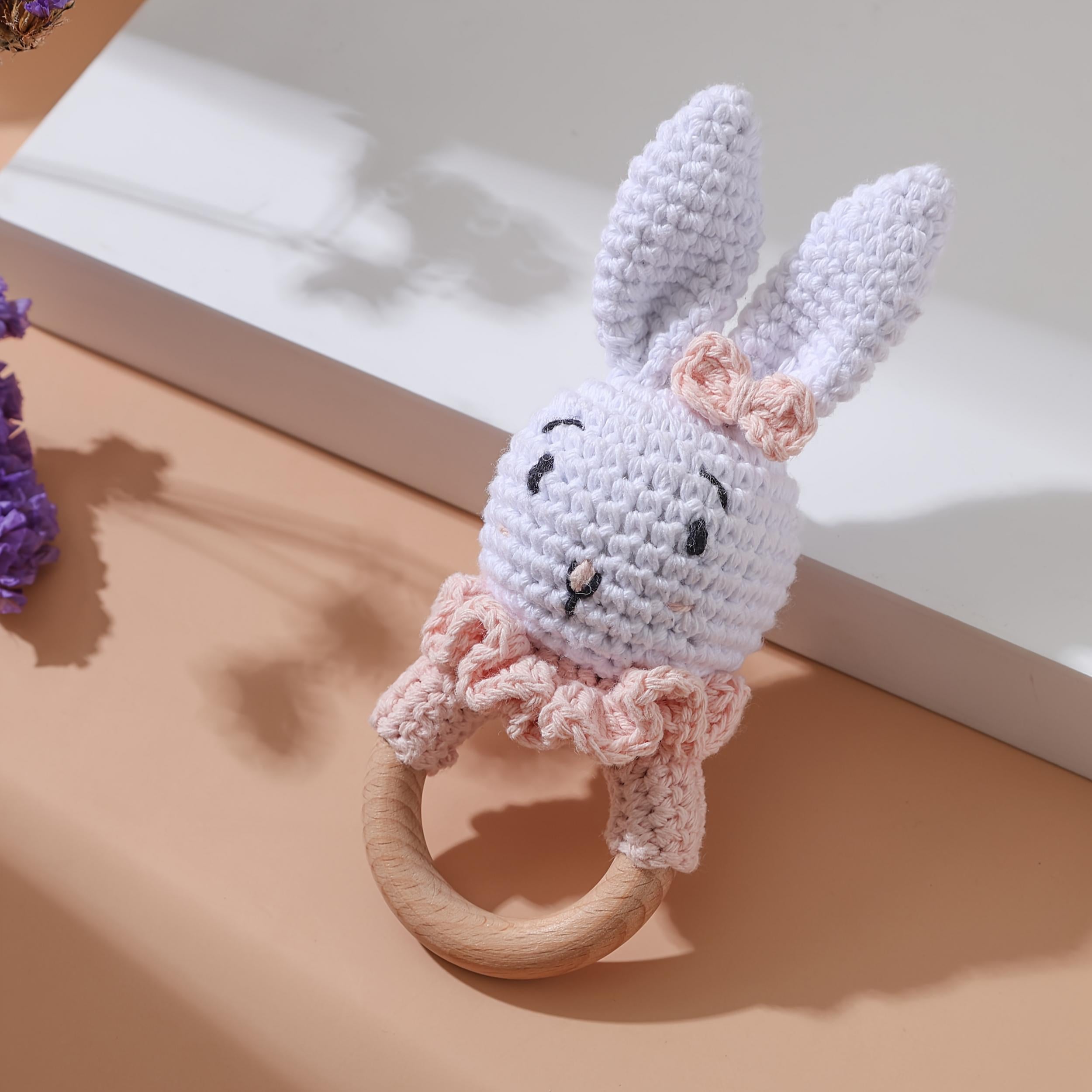 Handcrafted Baby Rattle Toy - Ideal Keepsake Gift for Newborns