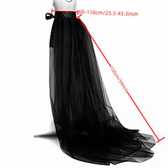 Detachable 3 Layer 1.5M Half Skirt for Performances & Photoshoots