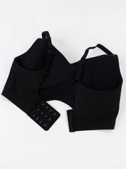 Push Up Striped Side Bra Soft and Comfortable Solid Lingerie