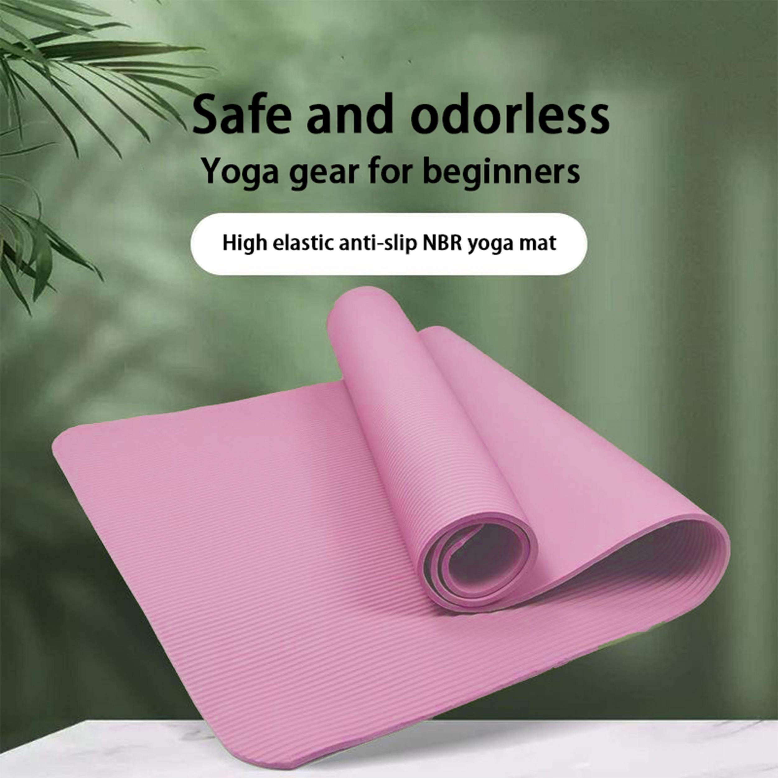 Soft Non-slip Yoga Mat With Strap for Pilates Yoga Dance