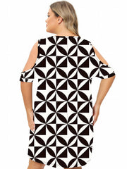 Cold Shoulder Tee Sleep Dress
