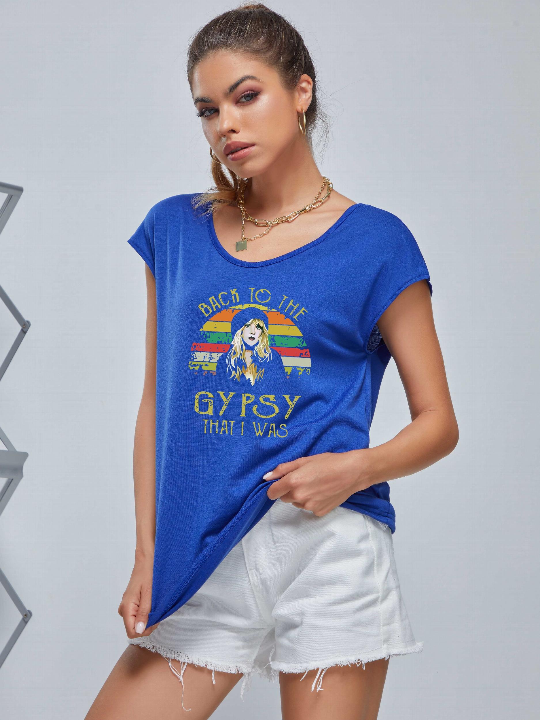 Girl Graphic Sports Tank Top V Neck Sleeveless Summer Tops