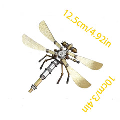 Mechanical Dragonfly Steampunk Metal 3D Jigsaw Puzzle Toy