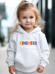 Kid's Kindness Matters Print Outfit Hoodie & Pants Set