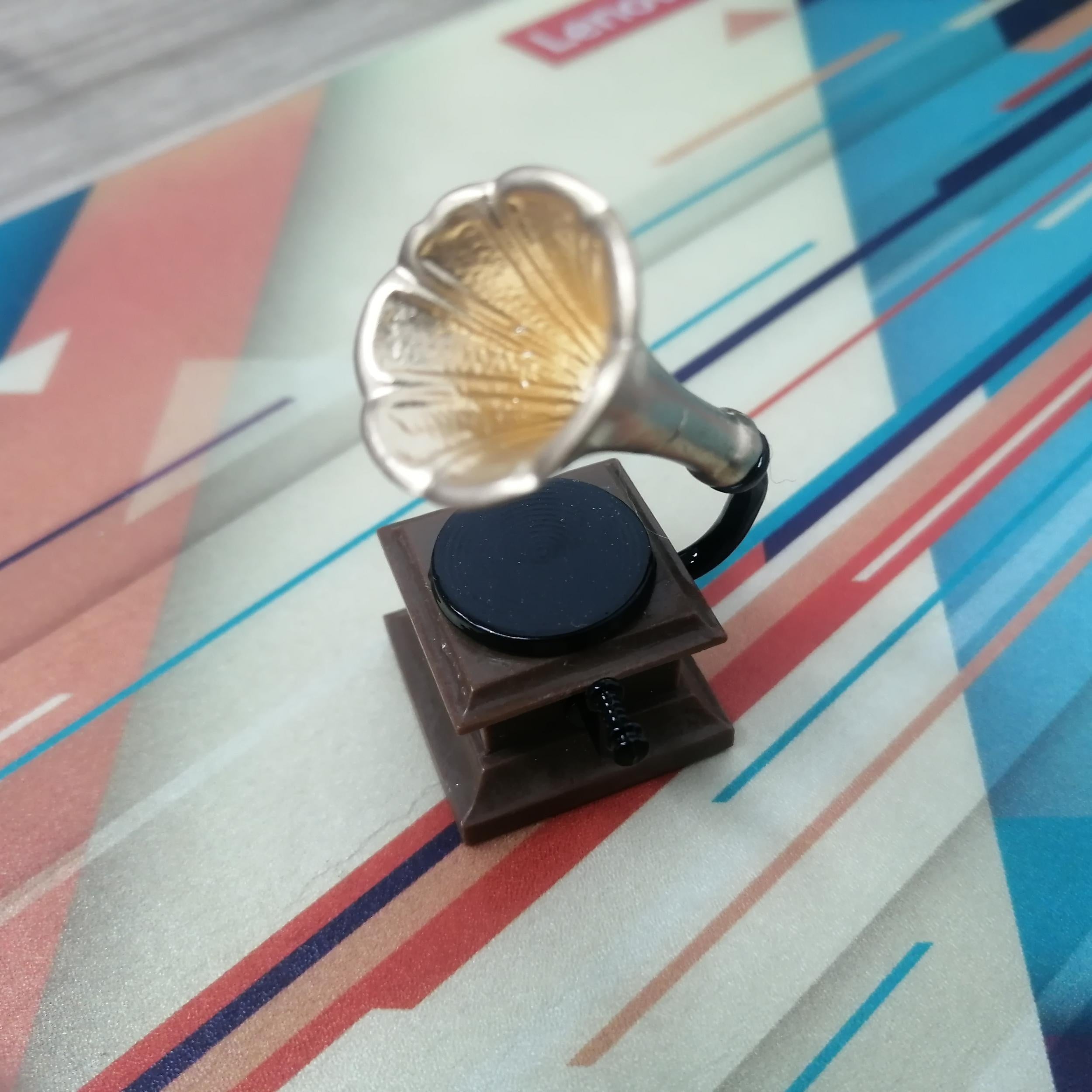 Mini Phonograph Dollhouse Accessory