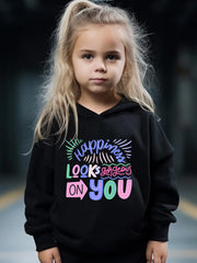 Pattern Long Sleeve Hoodie & Sweatpants Set