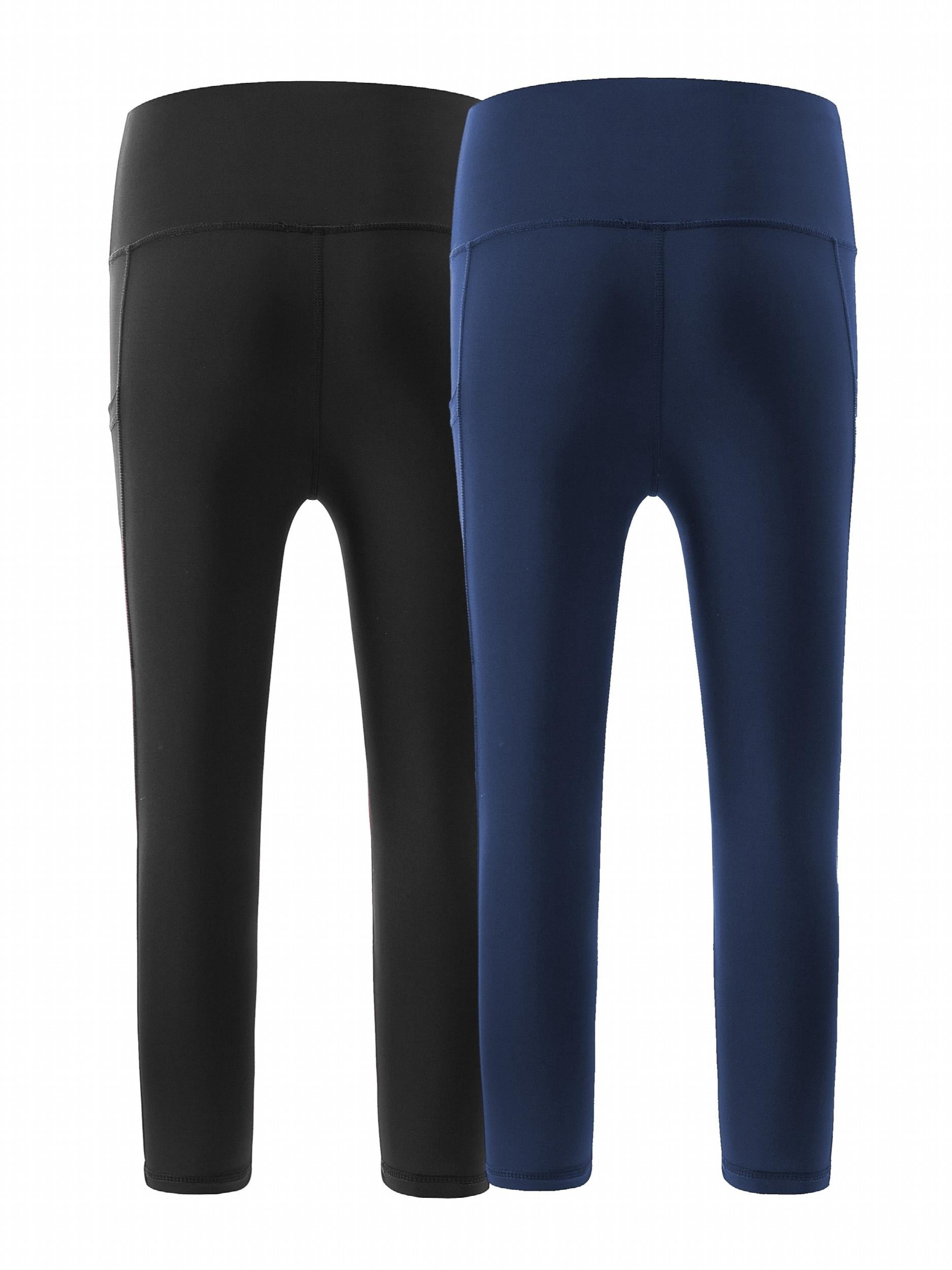 High Waist Tummy Control Yoga Leggings with Side Pockets