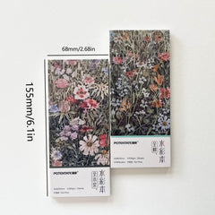 100% Cotton Watercolor Paper Pad 6x15 Hot Press 300GSM - 12 Sheets