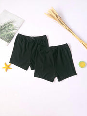 Girls' 2 Packs Basic Cartwheel Shorts, Thin & Comfy Fit
