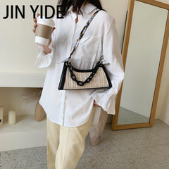 Summer Straw Bags Scarf Crossbody Shoulder Bag Female Handbags