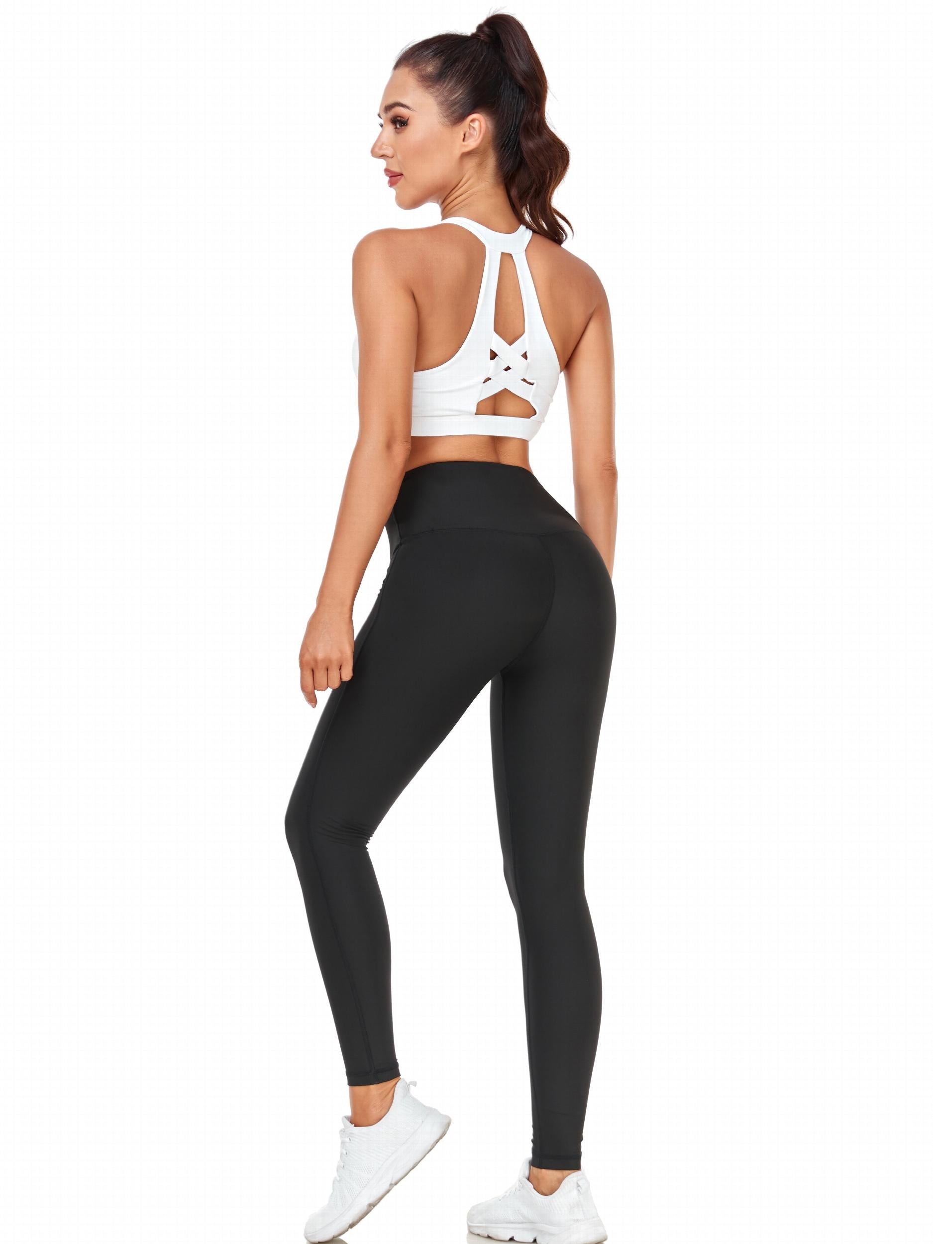 Women's Yoga Leggings Moisture Wicking Gym Workout Sports Tights