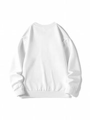Friends & Letter Print Pullover Sweatshirt for Women