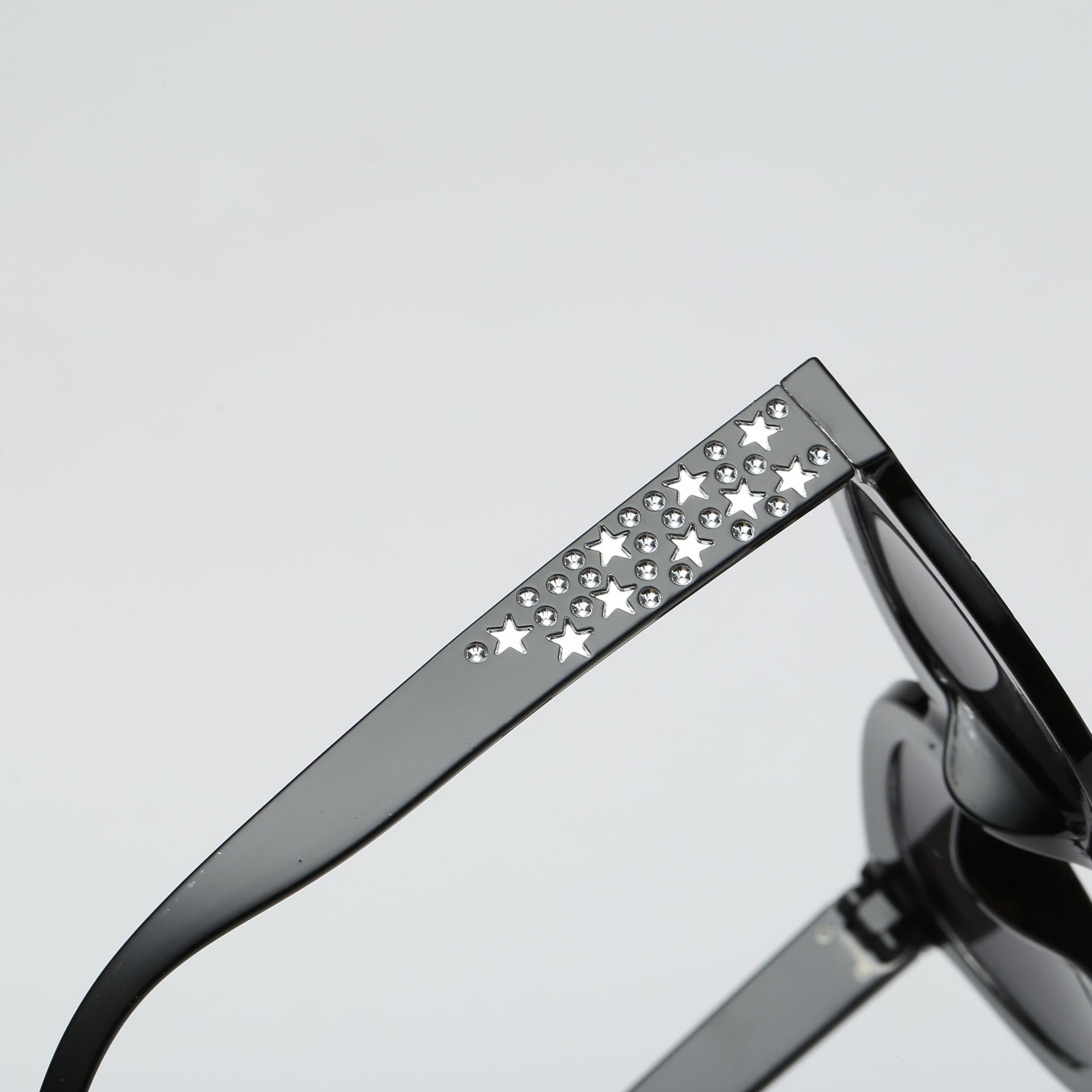 Rhinestone & Star Sunglasses w/ Box UV400
