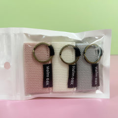 3Pcs 5Pcs Portable Lipstick Storage Bag Mini Key Chain Lipstick Protective Cover