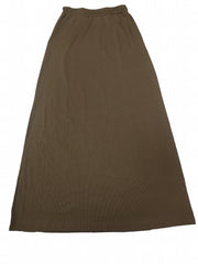 High Waist Solid Split Maxi Skirt for Women
