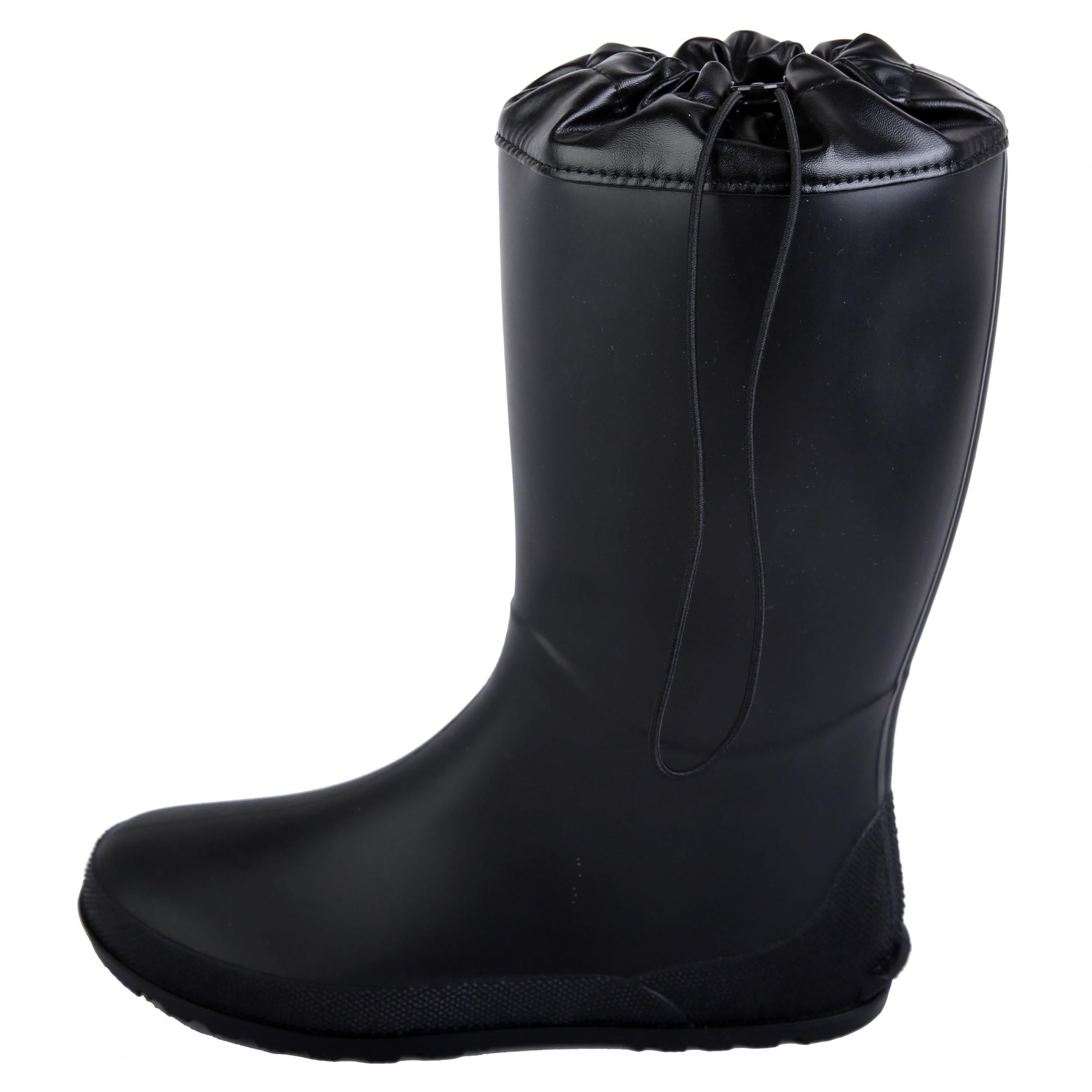 Waterproof Lightweight Foldable Drawstring Rain Boots
