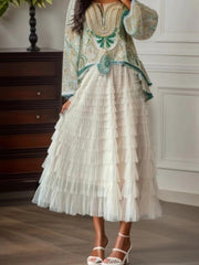 Layered Ruffles Tulle Skirt for Women