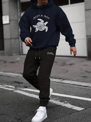 Boy Turtle Print 2Pcs Outfits for Winter Fall