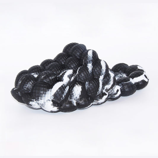Men's Massage Bubble Slides Non-Slip Spa Slippers