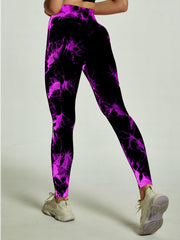 Tie Dye Fitness Leggings High Waist Yoga Pants Women